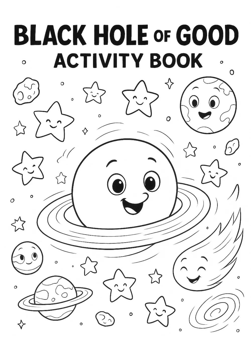 Black Hole of Good Activity Book